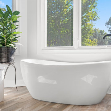 Breaking News….We just completed not just 1 not 2 but 3 bathrooms.