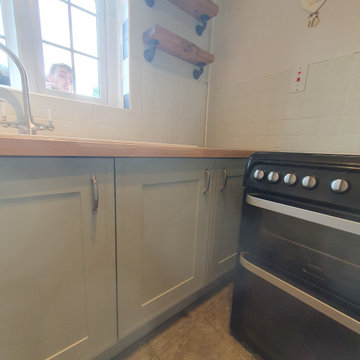 Pistachio Green Small Kitchen