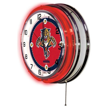 Florida Panthers 19" Neon Clock