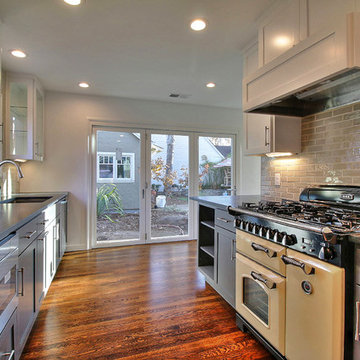 Dramatic Transitional Kitchen Remodel in San Jose