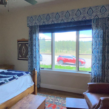 Draperies with Cornice