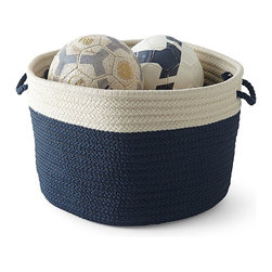Indoor-Outdoor Braided Storage Baskets - Baskets