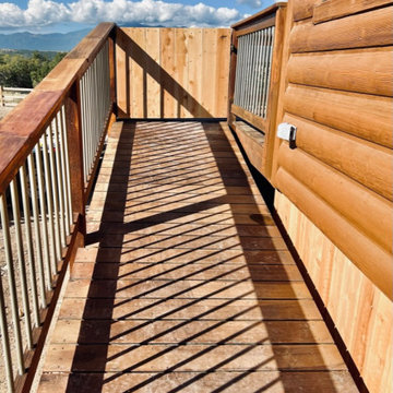 Three Rail with Mesh Wire & Picket Fence | Installation