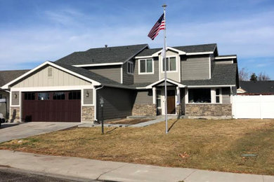 Example of an exterior home design in Boise