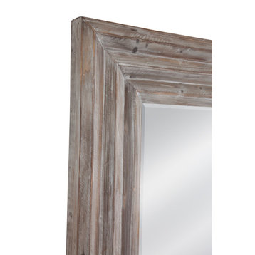 Silvеr Rеclaimеd Wood Farmhousе Floor Mirror