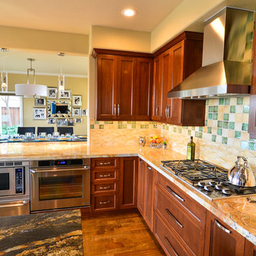Exotic African Sapele Kitchen