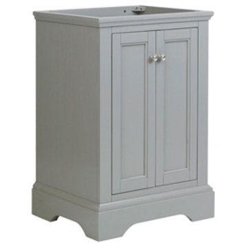 Fresca Windsor 24" Gray Textured Traditional Bathroom Cabinet