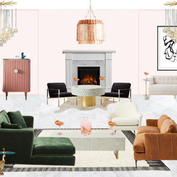 Hollywood Glam Living Room