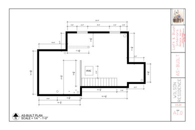Arvada Basement As-Built Plan