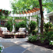front yard lanscaping on small corner lot