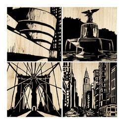 New York City Wall Panel - Picture Frames