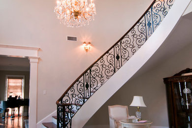 Example of a classic staircase design in New Orleans