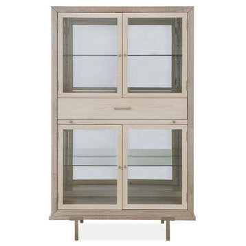 Magnussen Lenox Display Cabinet in Acadia White