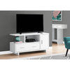 Offex 48"L Contemporary TV Stand with Storage Cubbies - White
