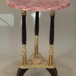 Round Tea Table - Handpainted - Products