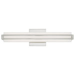 Livex Lighting - Livex Lighting 10192-05 Fulton - 17.5" 20W 1 LED ADA Bath Vanity - Upgrade your bathroom with the sleek, modern lookFulton 17.5" 20W 1 L Polished Chrome Sati *UL Approved: YES Energy Star Qualified: n/a ADA Certified: YES  *Number of Lights: Lamp: 1-*Wattage:20w LED bulb(s) *Bulb Included:Yes *Bulb Type:LED *Finish Type:Polished Chrome