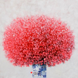 Vase of Red Flower - Paintings