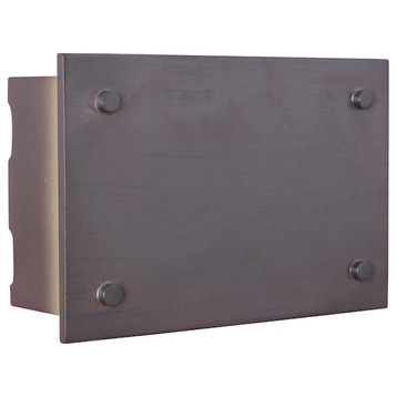 Craftmade Industrial Rectangle Lighted LED Chime, Aged Iron