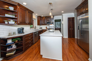 Inspiration for a transitional kitchen remodel in Kansas City