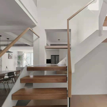 Modern House U Shaped Staircase