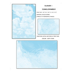Casart Sunrise Cloud Ceiling Mural - Wallpaper