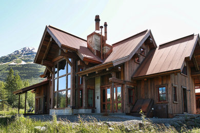 Example of a mountain style exterior home design in Other
