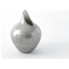 Platinum Stripe Vase Natural, Small