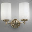 Decima Double Wall Light, Bronze