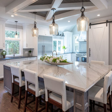 Modern Farmhouse Kitchen and Home Bar