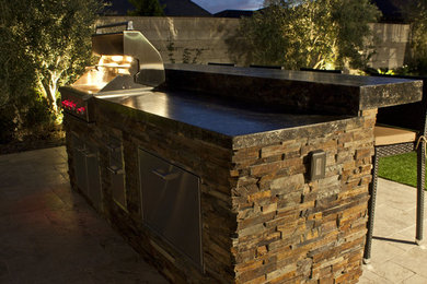 Inspiration for a large contemporary landscaping in Las Vegas.