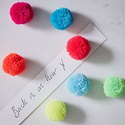 Pom Pom Magnets - Wall Organisers