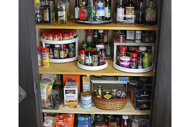 Newly Organized Kitchen Pantry