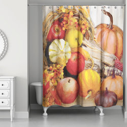 Fall Cornucopia 71x74 Shower Curtain - Products