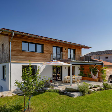 Energiesparhaus Großkarolinenfeld Ansicht Süden