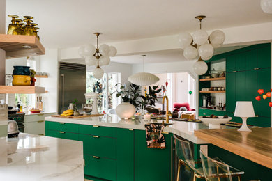Inspiration for a 1950s kitchen remodel in Seattle