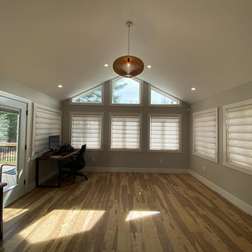 Sunroom Addition + Home Office + Workspace + Deck | Fall River, Nova Scotia