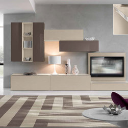 Modern Italian Wall Unit VV 3908 - Products