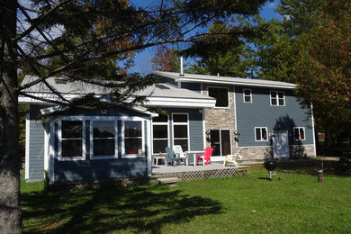 Inspiration for a rustic exterior home remodel in Other