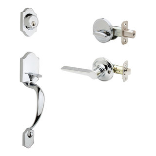 Active Handle Set, Zane Lever Interior Trim - Traditional - Door