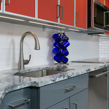 Princeton, NJ - Compact Kitchen Remodel featuring Crystal Cabinets