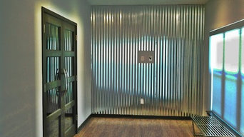interior corrugated metal instalation