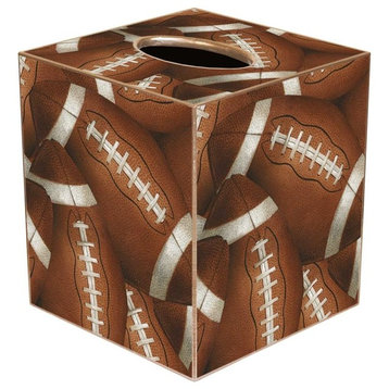 TB1223 - Antique Football Tissue Box Cover