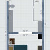 Help with awful 90's master bed/bath layout!