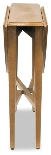 Winsome Wood Hannah 3Pc Dining Set, Drop Leaf Table With 2 Ladder Back ...