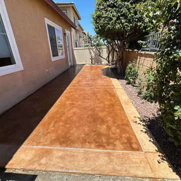 Underwood Concrete Overlay Patio