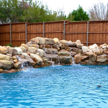 Murphy - Boulder Waterfall, Pool & Spa, Covered Outdoor Kitchen & Bar