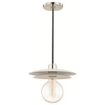 Mitzi by Hudson Valley Lighting - Milla Large Pendant - Polished Nickel Finish - White Shade - We get it. Everyone deserves to enjoy the benefits of good design in their home - and now everyone can. Meet Mitzi. Inspired by the founder of Hudson Valley Lighting's grandmother, a painter and master antique-finder, Mitzi mixes classic with contemporary, sacrificing no quality along the way. Designed with thoughtful simplicity, each fixture embodies form and function in perfect harmony. Less clutter and more creativity, Mitzi is attainable high design.