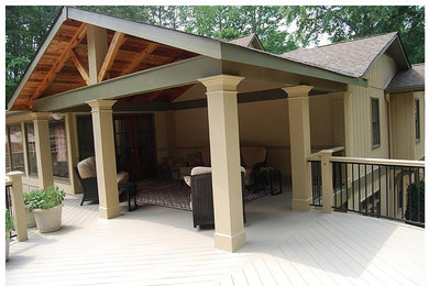 Inspiration for a porch remodel in Dallas