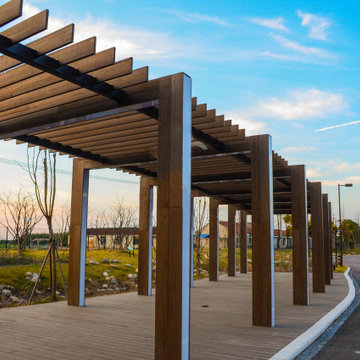 Pergola application -THJ bamboo