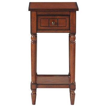 French Country Khloe Accent Table, Mahogany